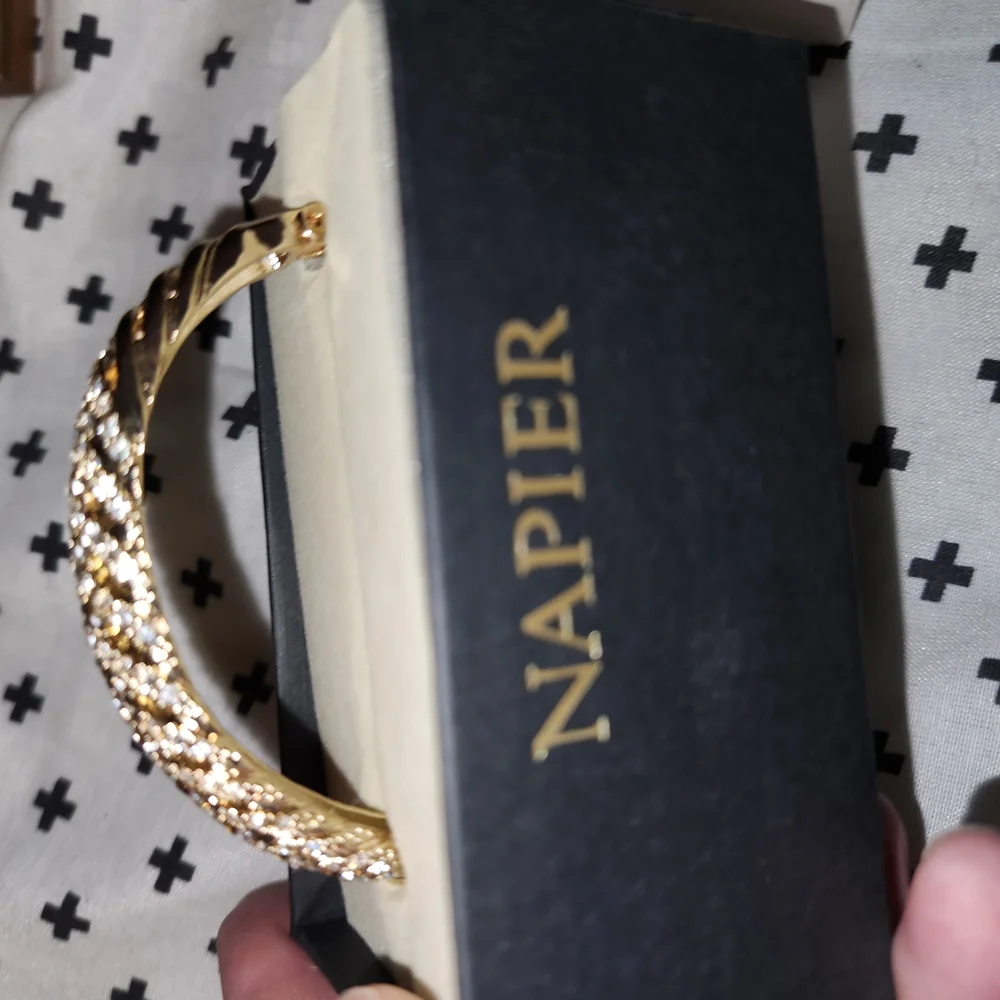 Napier Gold and Silver Tone Bracelet - Picture 2 of 4
